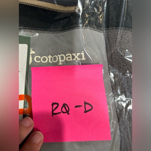 Cotopaxi Men’s Medium Abrazo Half-Zip Fleece Jacket Black Cinder GreyNWT - Picture 8 of 8